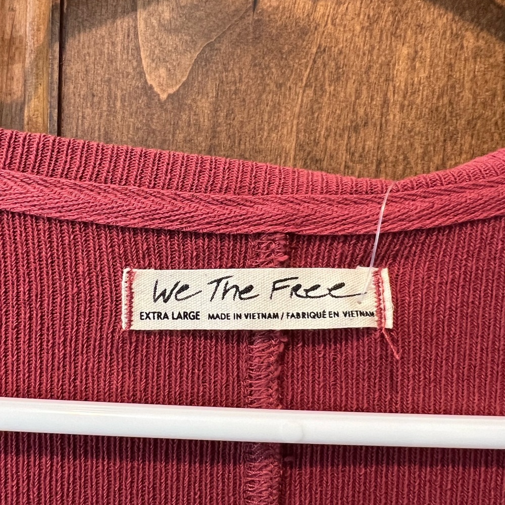 Free People Mauve Shirt Size XL - Picture 3 of 5
